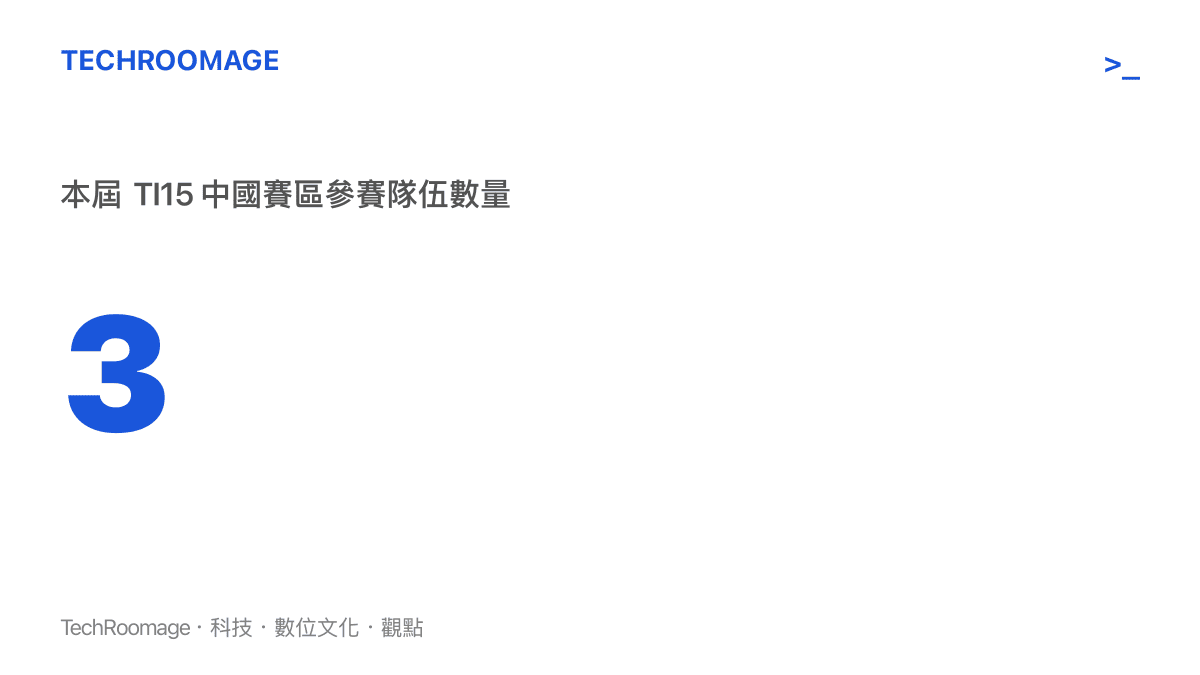 本屆國際邀請賽中國賽區僅獲得三個參賽名額，顯示戰隊數量與賽區競爭力的雙重縮水