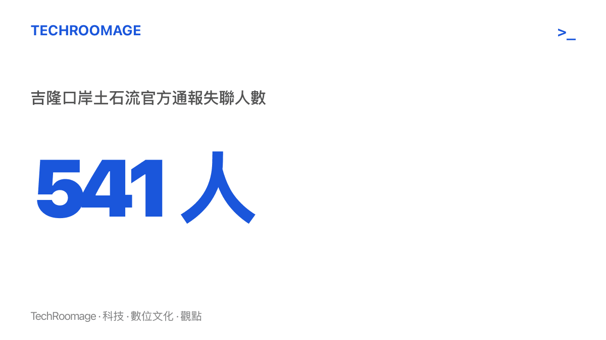 吉隆口岸土石流官方通報失聯人數達 541 人，與 21 人罹難並列為本次更新的兩個核心數字