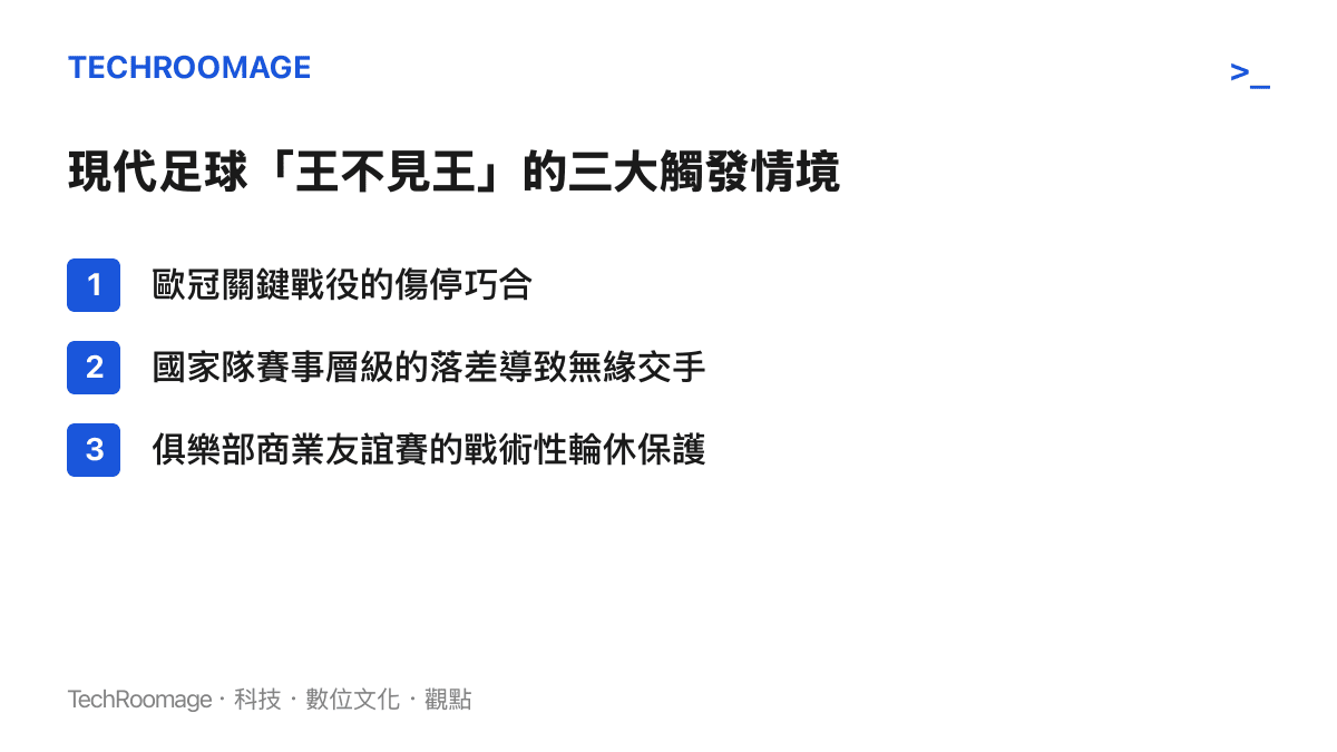 列舉哈蘭德與姆巴佩在近年賽事中避免直接交手的三種主要情境