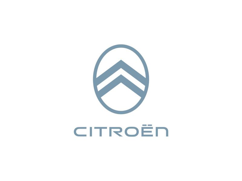 「蒙地卡羅藍」樣式的Citroën全新廠徽。 圖／Citroën