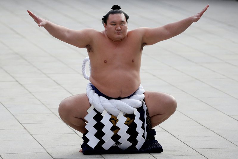 日本大相撲界前「橫綱」白鵬。 路透