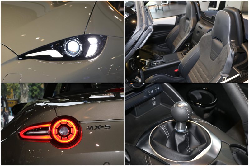 New Mazda MX-5在頭尾燈造型處都有所變化。 記者陳威任／攝影