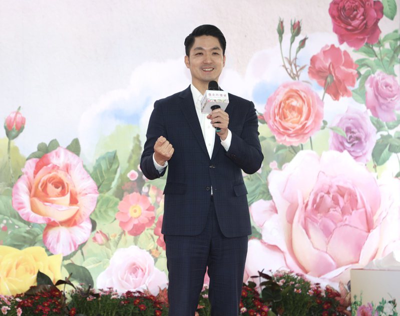 台北市長蔣萬安上午參加2024年台北玫瑰展開幕。記者曾吉松／攝影