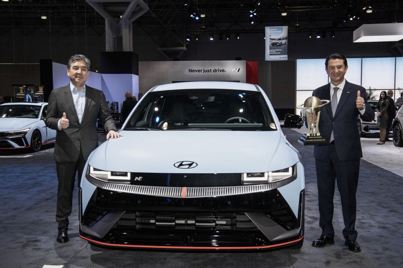 Hyundai IONIQ 5 N拿下2024世界年度性能車獎項。 摘自Hyundai Motor Group